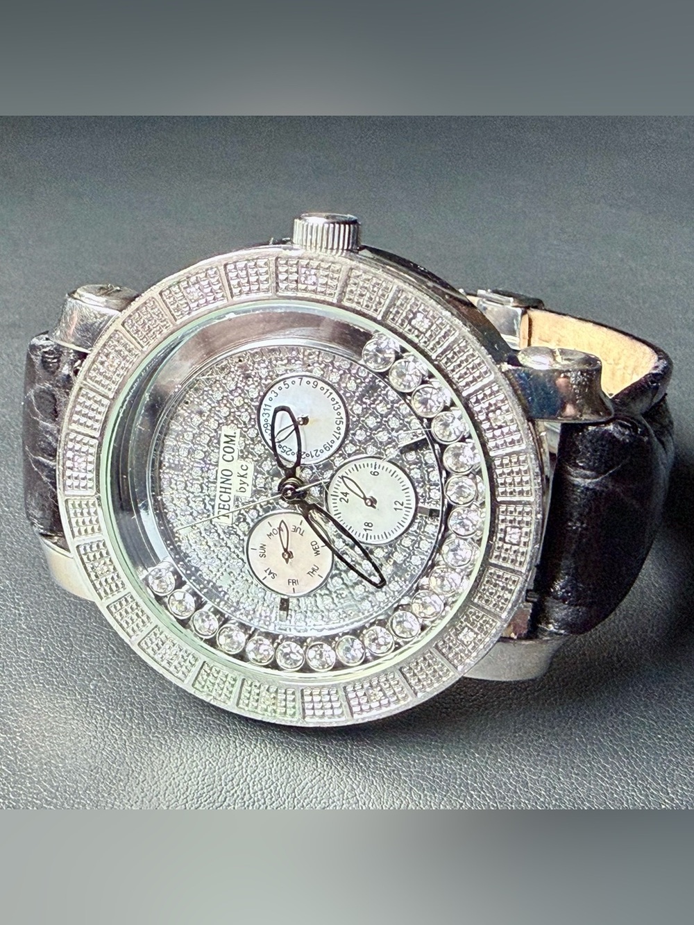 Techno by KC Diamond Watch